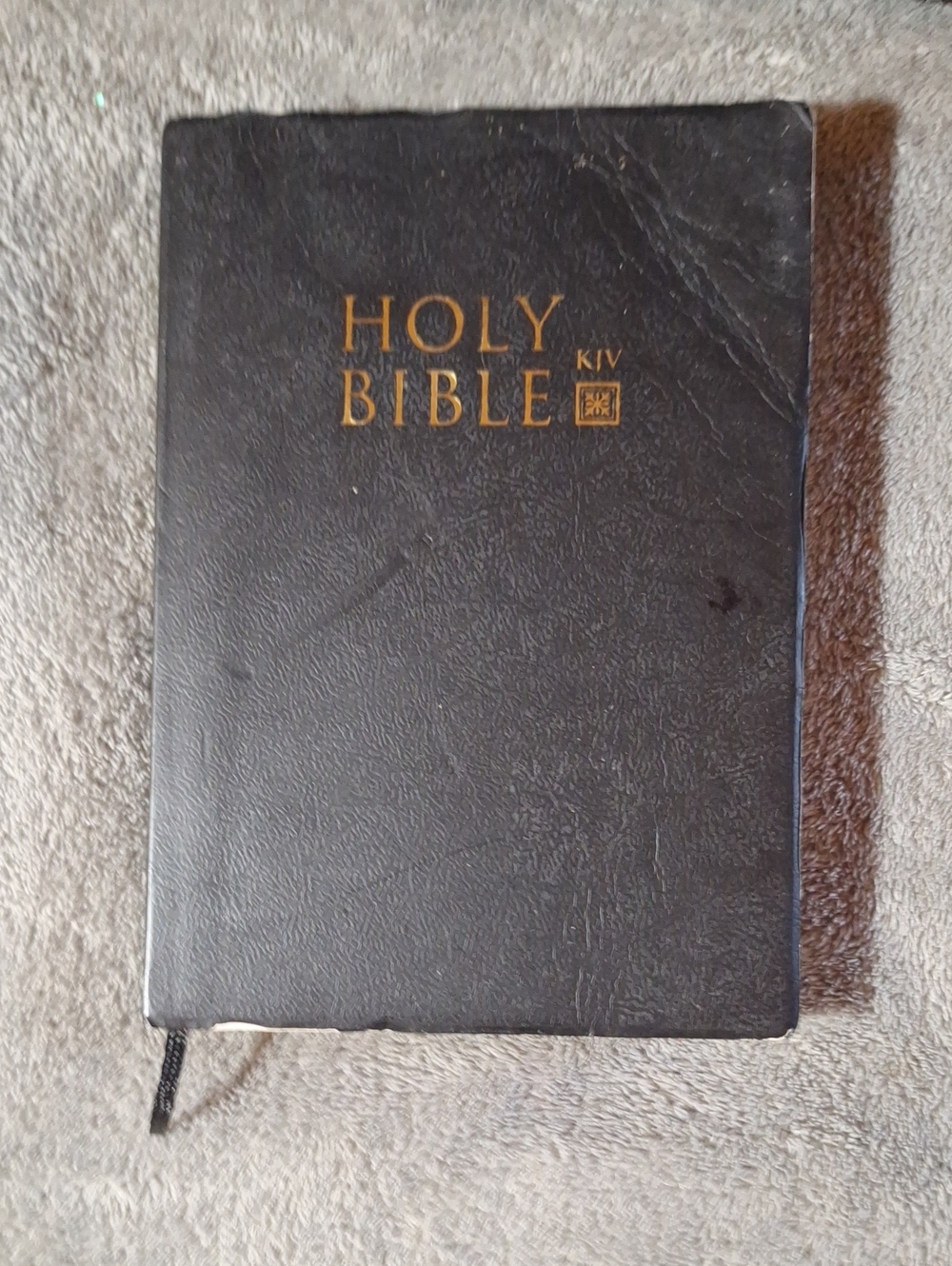 KJV Holy Bible - Black Cover with Gold Lettering